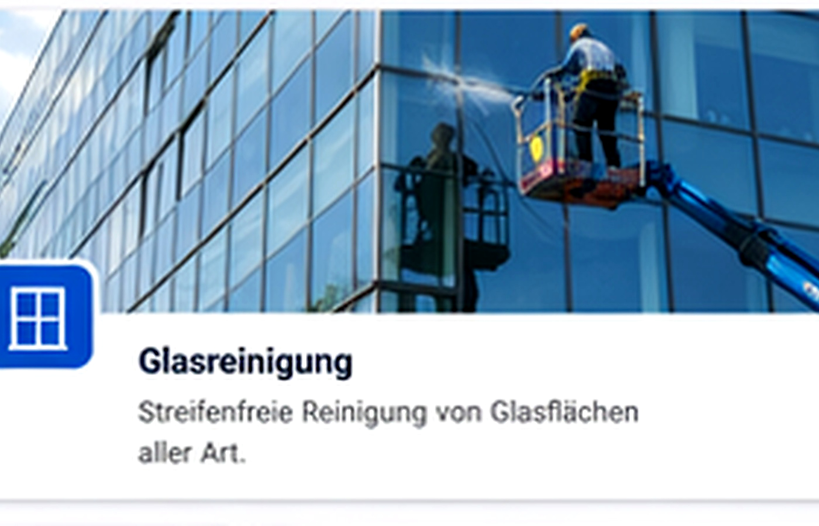 Glasreinigung