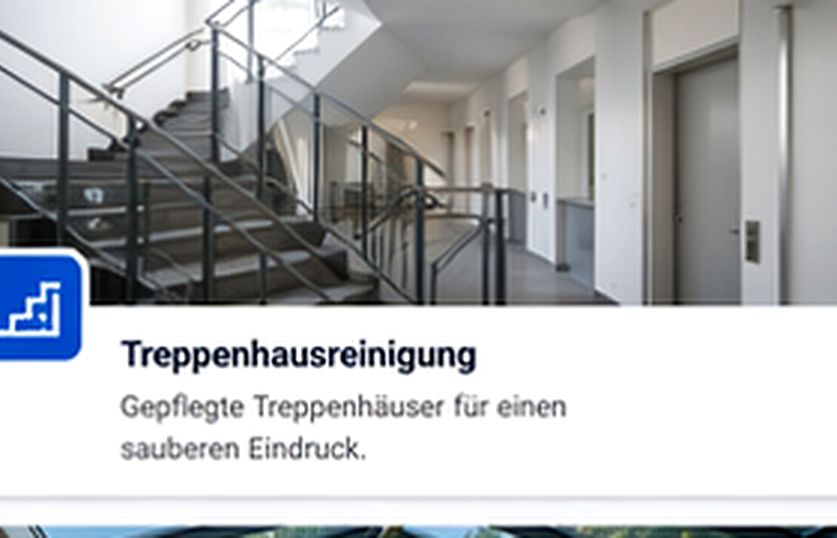 Treppenhausreinigung